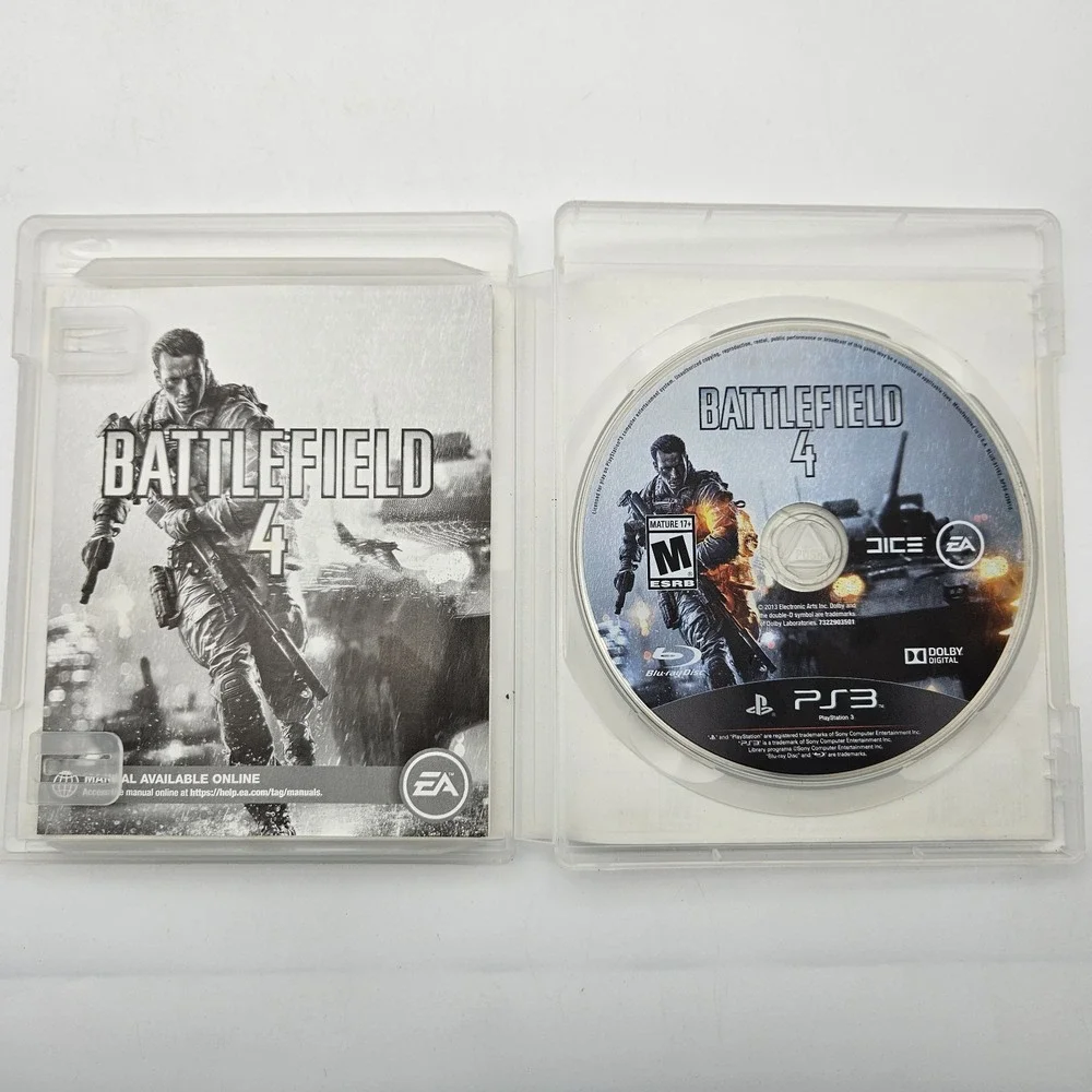 PS3 Killzone 3 Army of Two Haze Battlefield 4 Mix War Games Lot Bundle Lot of 6